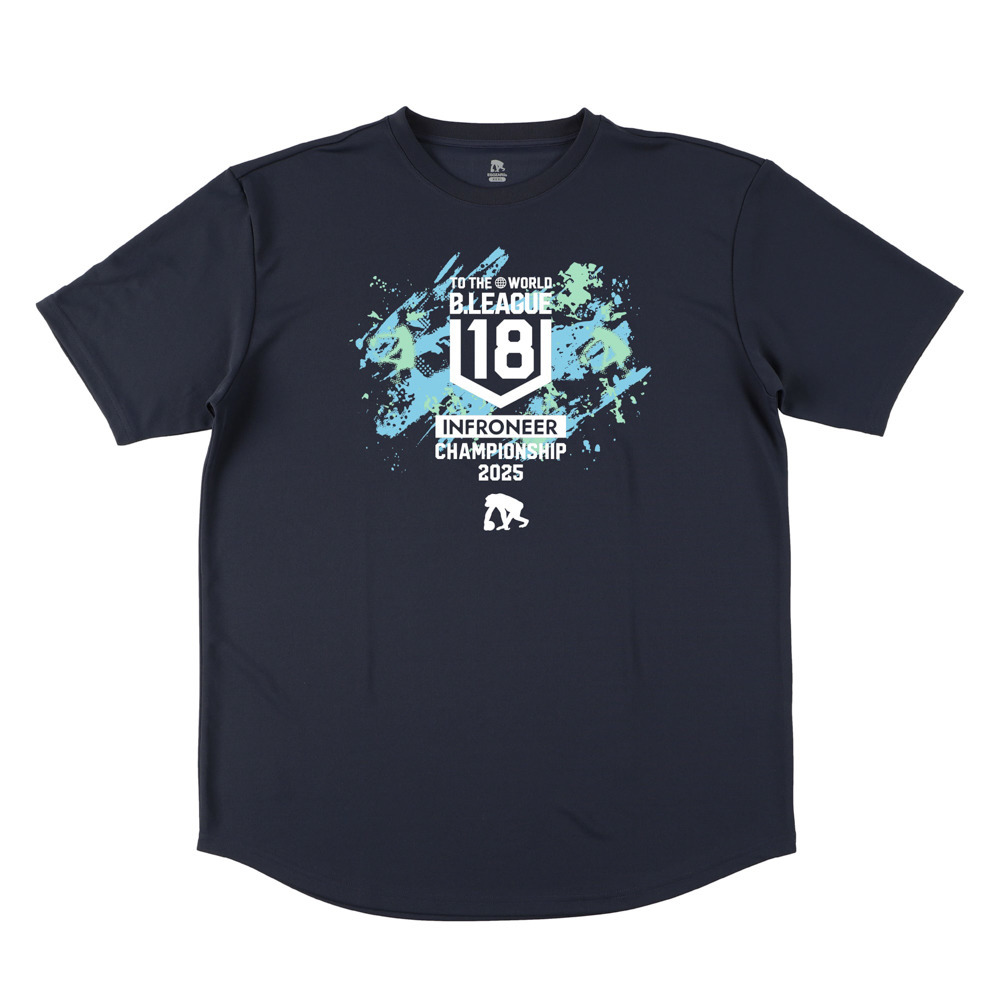インフロニア B.LEAGUE U18 CHAMPIONSHIP 2025　記念スポーツTシャツ(半袖) 詳細画像 ネイビー 1