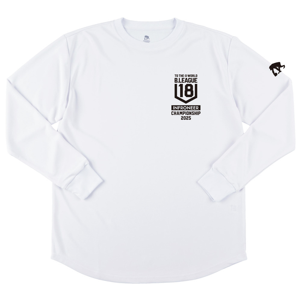インフロニア B.LEAGUE U18 CHAMPIONSHIP 2025　記念スポーツTシャツ(長袖) 詳細画像 ホワイト 1