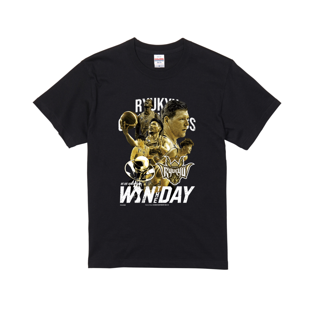りそなグループ B.LEAGUE CHAMPIONSHIP 2024-25 オフィシャルTシャツ　琉球ゴールデンキングス 詳細画像 ブラック 1