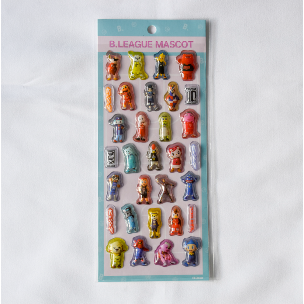 B.LEAGUE MASCOT ぷっくりシール 詳細画像 1カラー 2