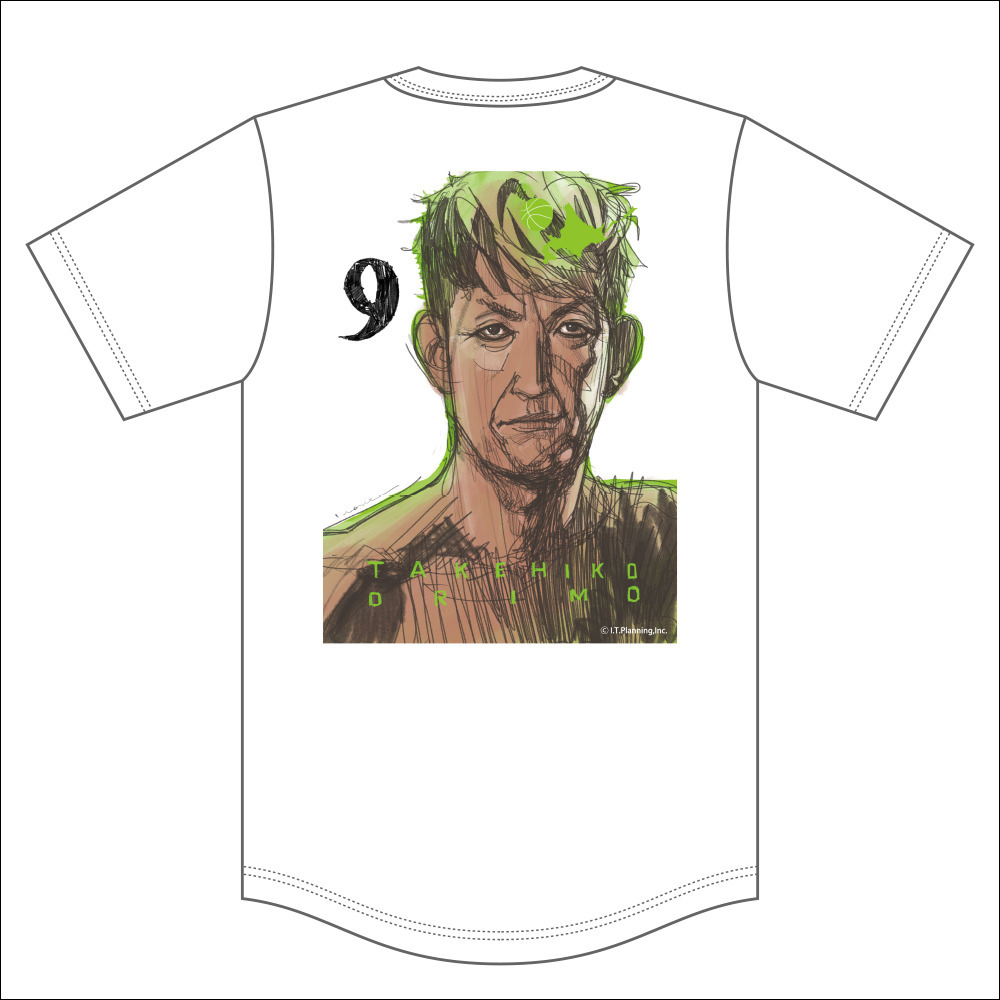 オーダー商品 Egozaruボディ 折茂武彦引退試合記念 井上雄彦氏描き下ろしイラスト Tシャツ レバンガ北海道 B League Bリーグ 公式オンラインショップ