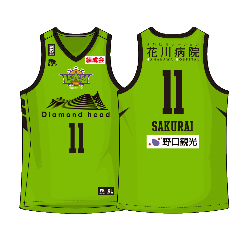 Bリーグ レバンガ北海道 野口大介 実使用 直筆サイン入り ユニフォーム Bリーグ レバンガ北海道 野口大介 実使用 直筆サイン入り