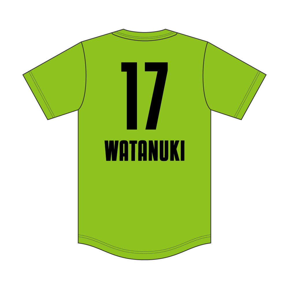 2023-24シーズン EGOZARU ナンバーTシャツ 詳細画像 17 WATANUKI 1