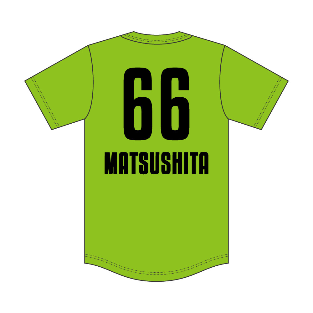 2023-24シーズン EGOZARU ナンバーTシャツ 詳細画像 66 MATSUSHITA 1