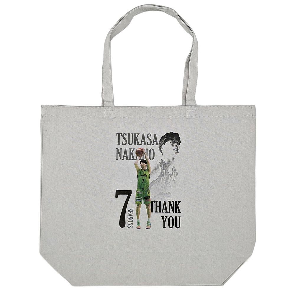【オーダー商品】中野選手7シーズン サンクストートバッグ 詳細画像 ライトグレー 2