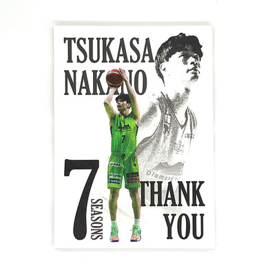【オーダー商品】中野選手7シーズン サンクスキャンバスパネル