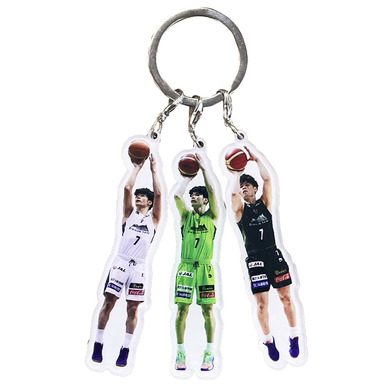 【オーダー商品】中野選手7シーズン サンクス3連キーホルダー