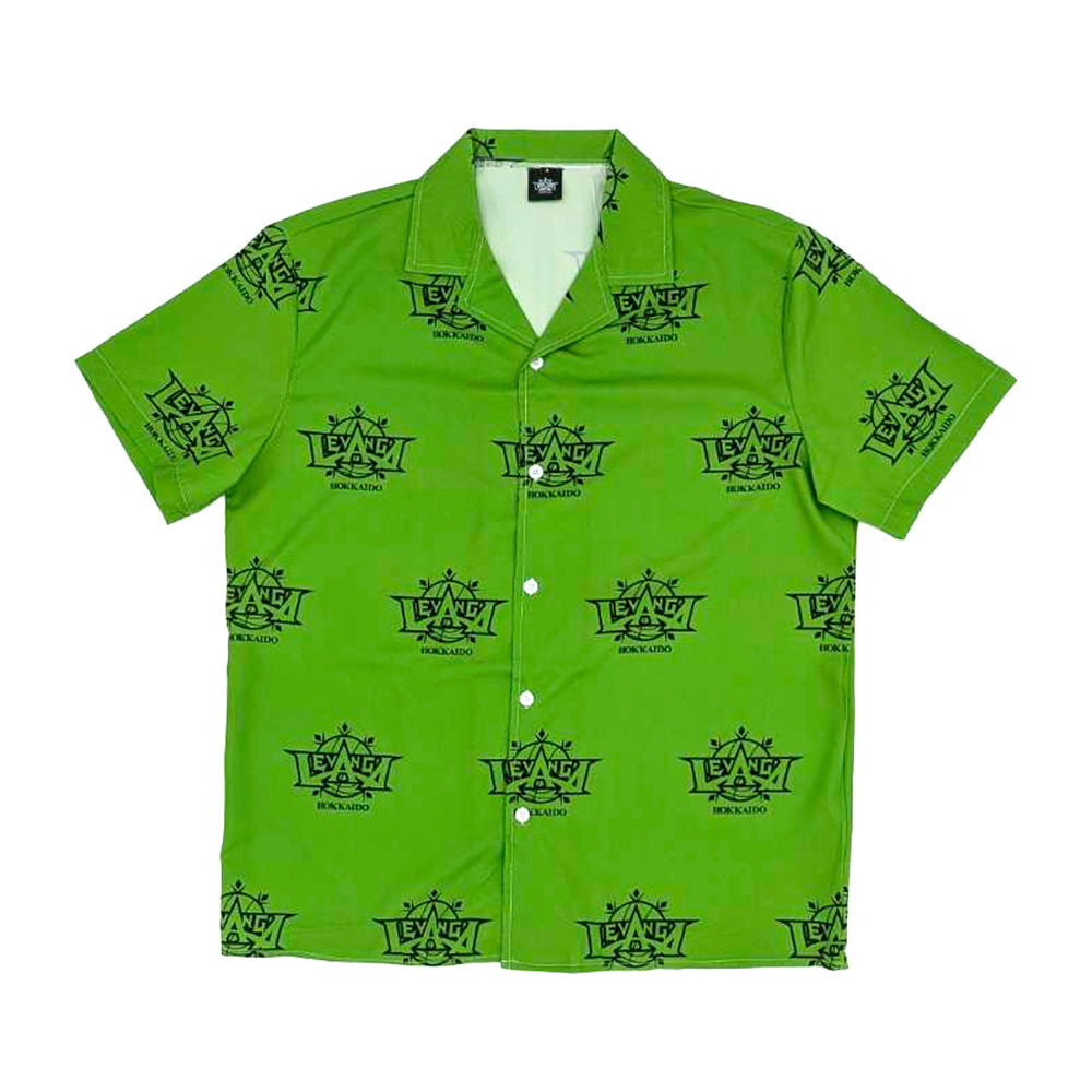 ロゴ総柄シャツ 詳細画像 グリーン 1