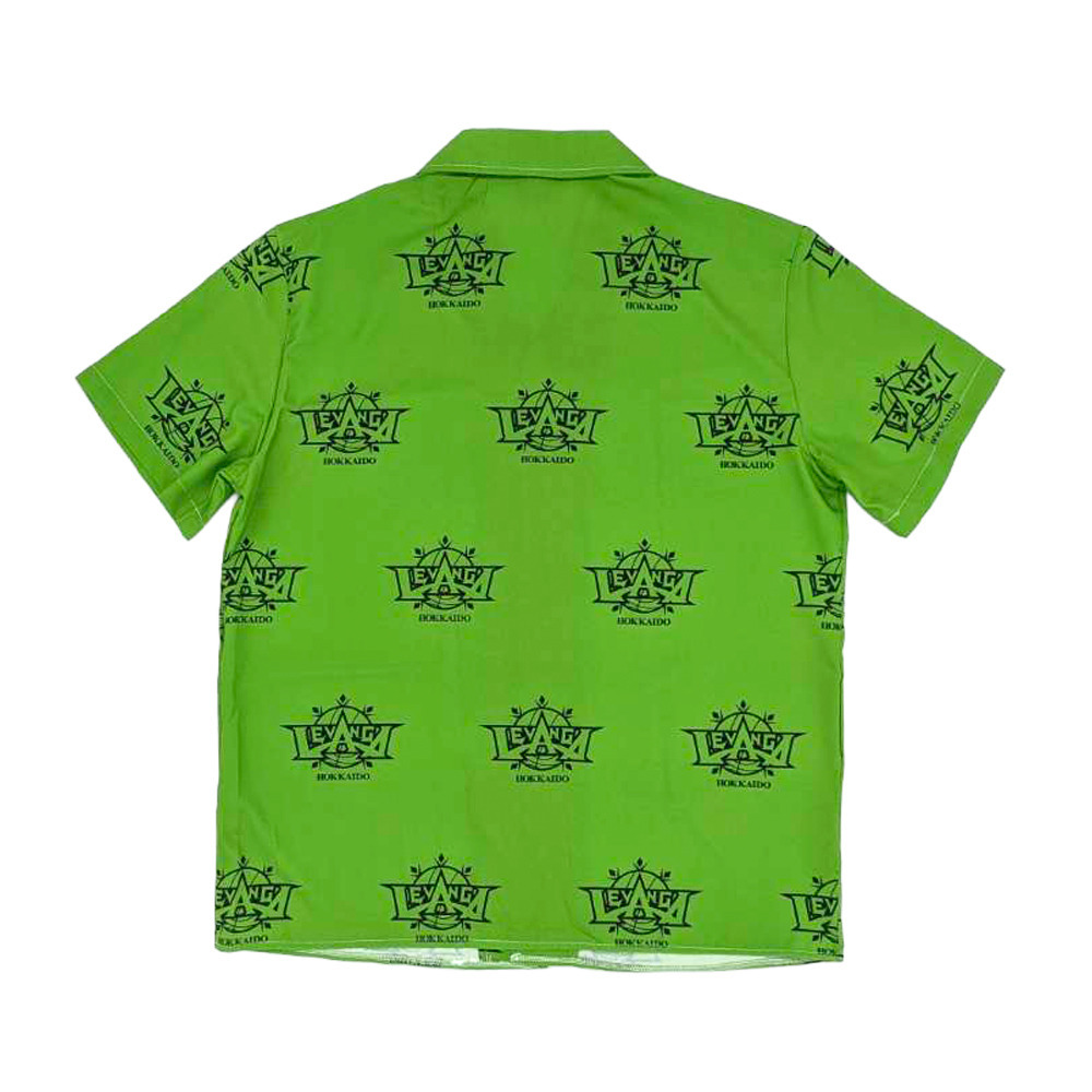 ロゴ総柄シャツ 詳細画像 グリーン 2