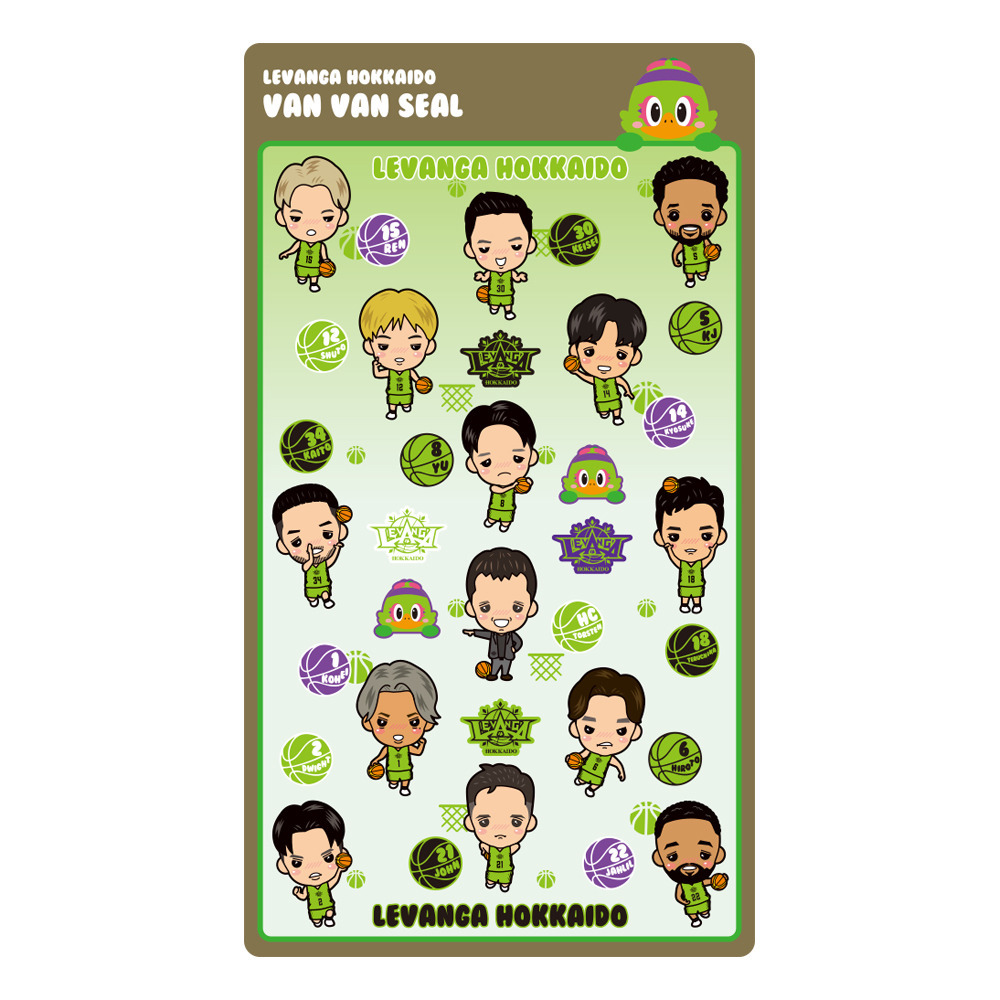 レバンガVANVANシール Vol.3 2シートセット 詳細画像 ワンカラー 1