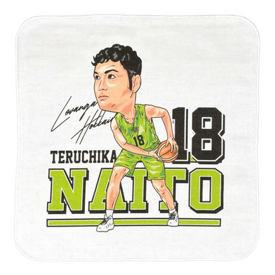 選手カートゥーンシリーズ　ハンドタオル