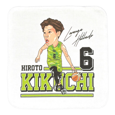選手カートゥーンシリーズ　ハンドタオル
