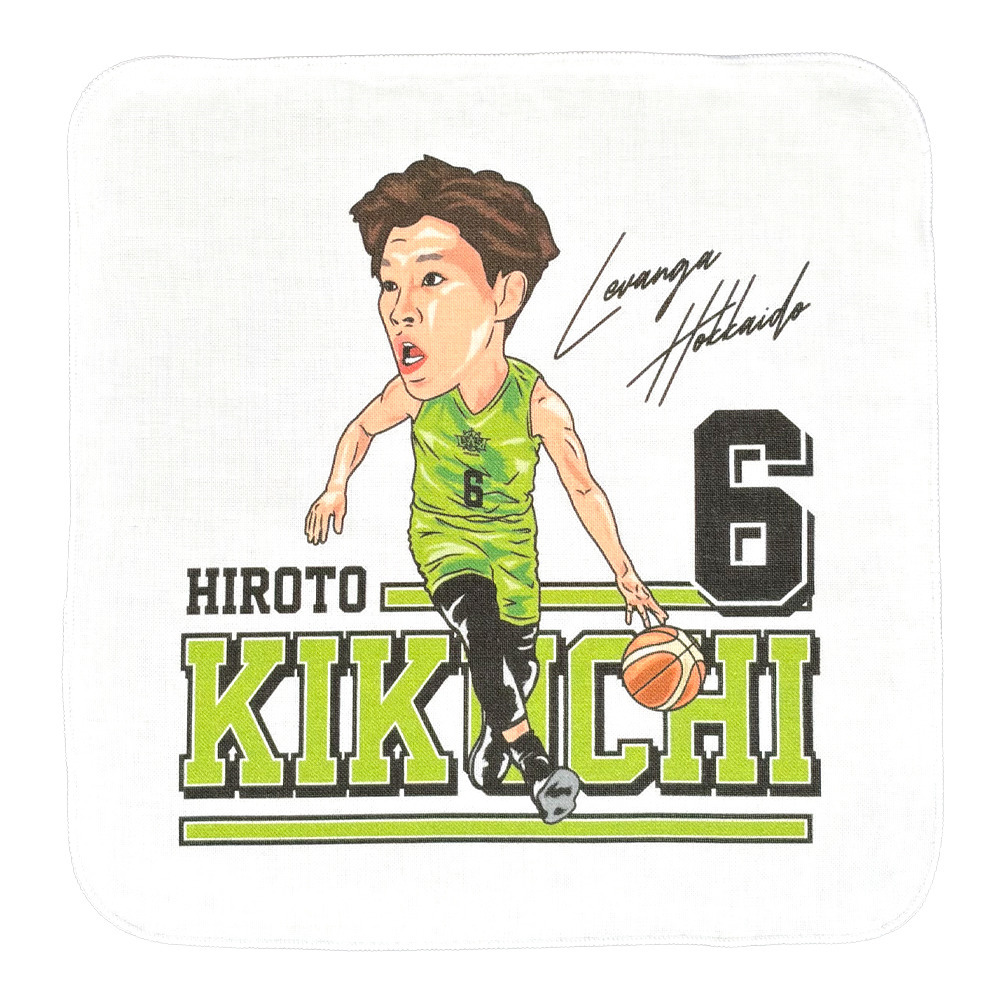 選手カートゥーンシリーズ　ハンドタオル 詳細画像 6 KIKUCHI 1