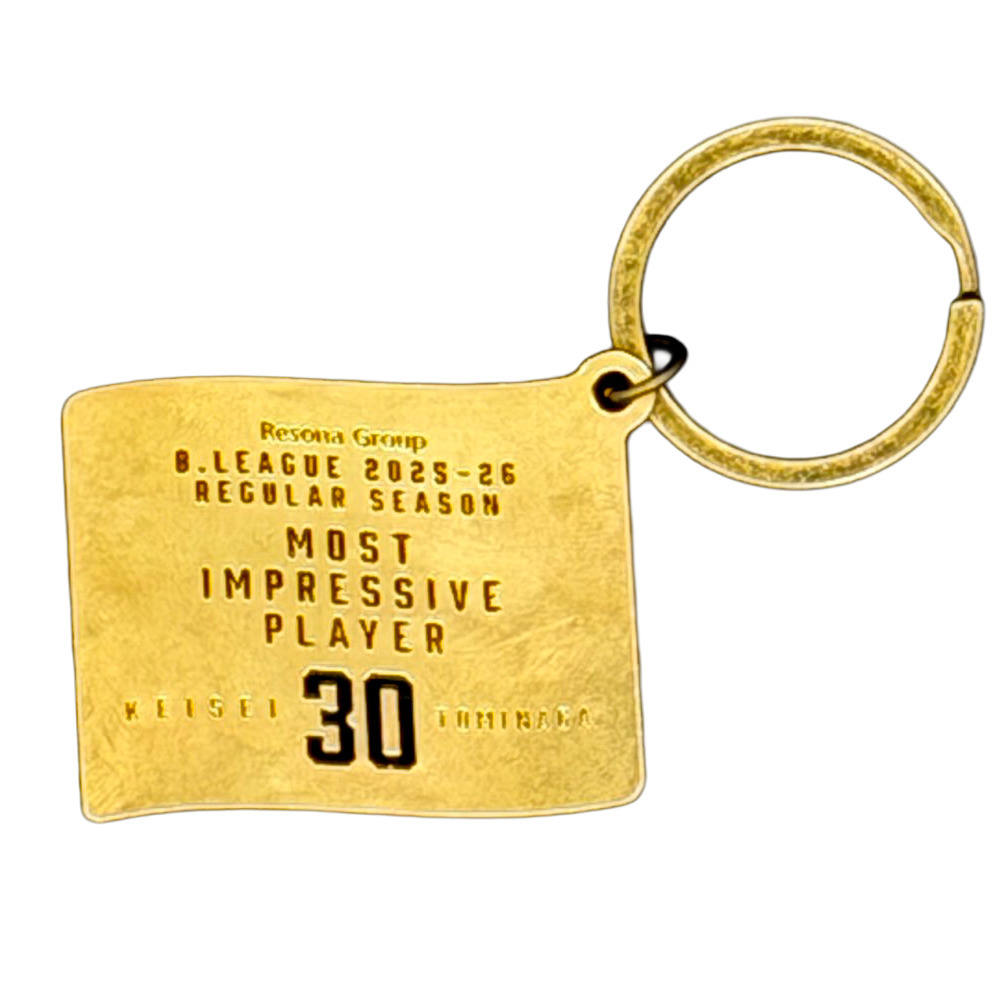 【オーダー商品】富永 啓生選手 2025-26 SEASON MIP受賞記念 真鍮キーホルダー 詳細画像 ワンカラー 3