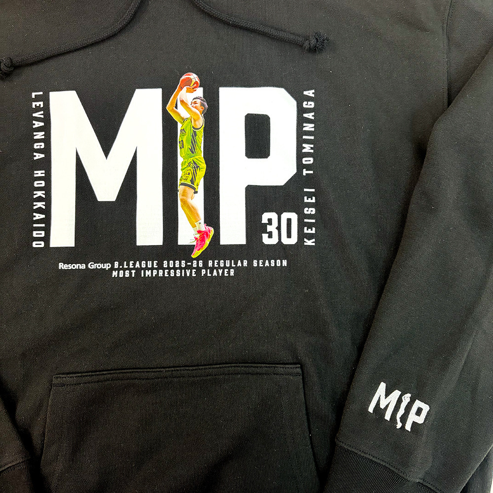【オーダー商品】富永 啓生選手 2025-26 SEASON MIP受賞記念 プルオーバーパーカ 詳細画像 ブラック 2