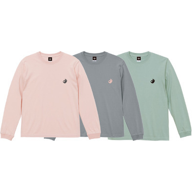 【リバイバル／オーダー商品】kimeteアパレル ロゴ刺繍ロングスリーブTシャツ