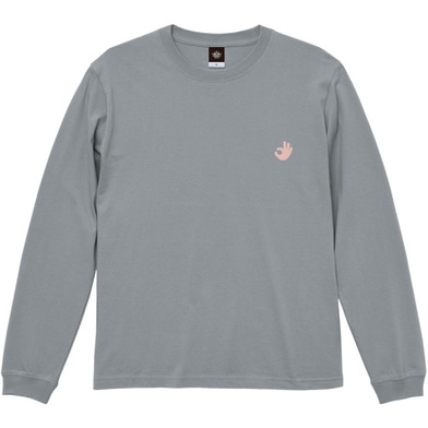 【リバイバル／オーダー商品】kimeteアパレル ロゴ刺繍ロングスリーブTシャツ