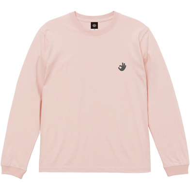 【リバイバル／オーダー商品】kimeteアパレル ロゴ刺繍ロングスリーブTシャツ