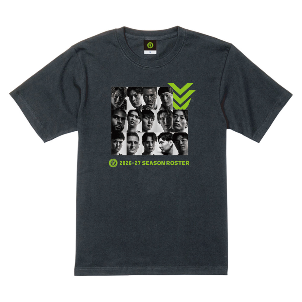 【開幕戦先行販売商品／EC限定商品 9/25受取対象】2026-27 SEASON ロスターフォトTシャツ 詳細画像 ブラック 1