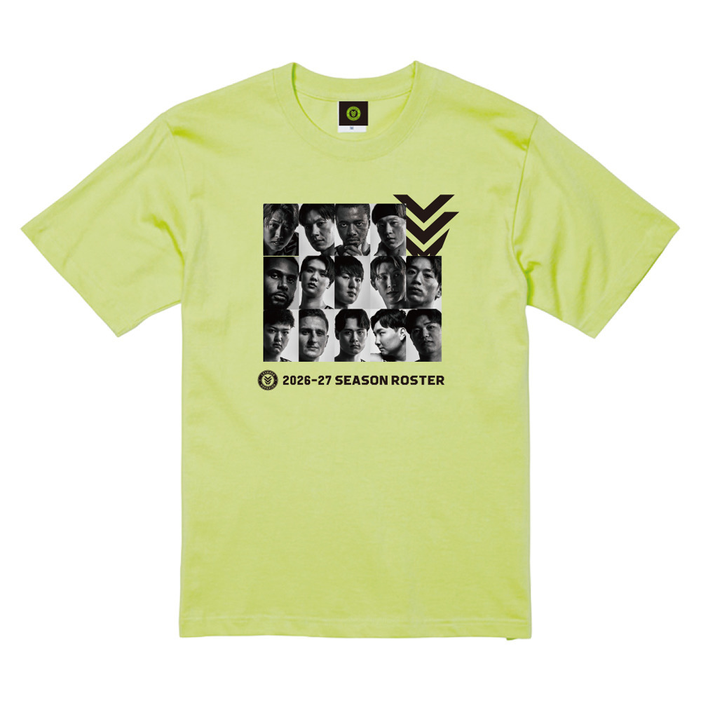 【開幕戦先行販売商品／EC限定商品 9/25受取対象】2026-27 SEASON ロスターフォトTシャツ 詳細画像 グリーン 1