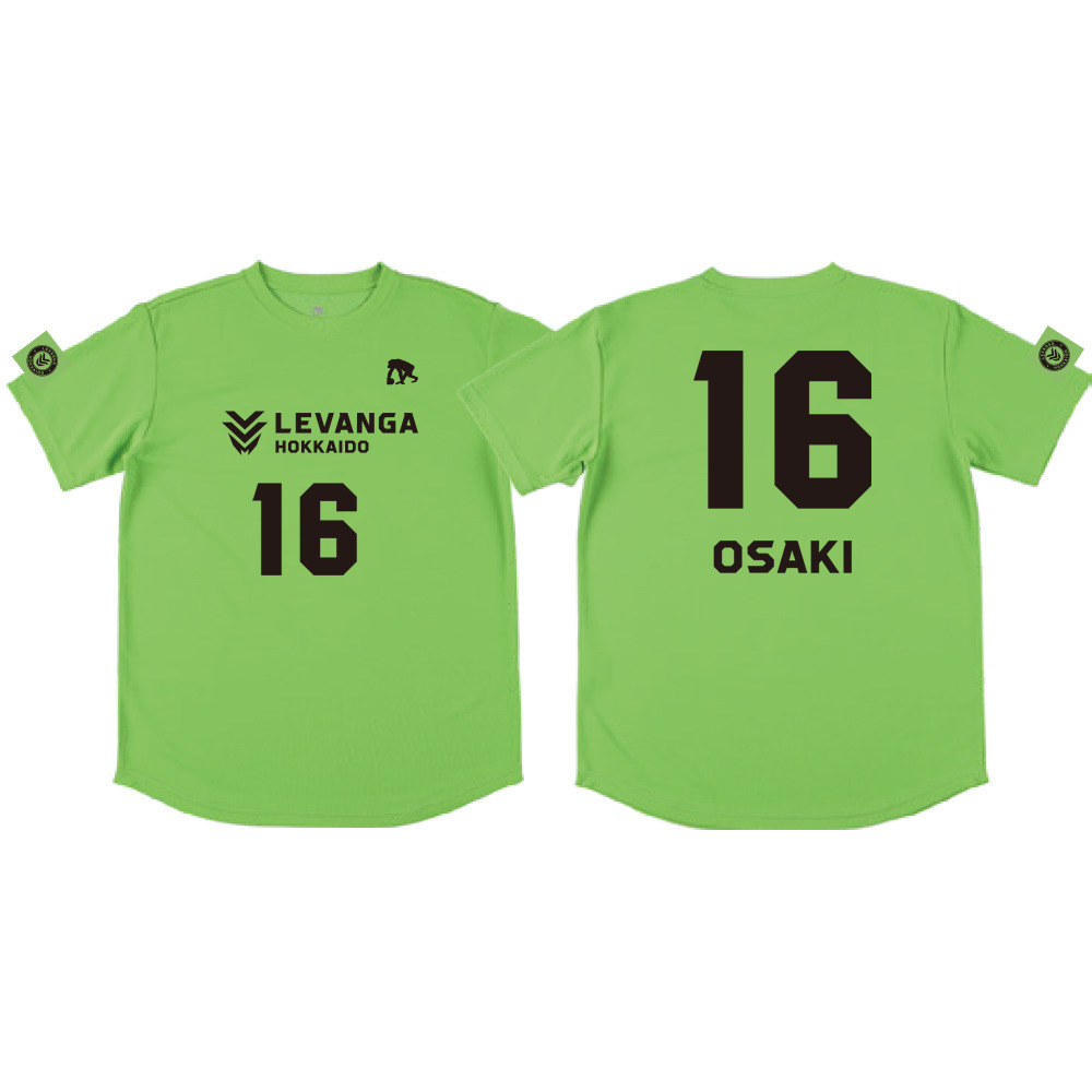 【開幕戦先行販売商品 9/25受取対象】2026-27 SEASON EGOZARU 選手ナンバーTシャツ 詳細画像 16OSAKI 1