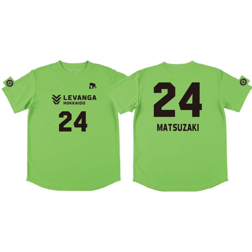 【開幕戦先行販売商品 9/25受取対象】2026-27 SEASON EGOZARU 選手ナンバーTシャツ 詳細画像 24MATSUZAKI 1
