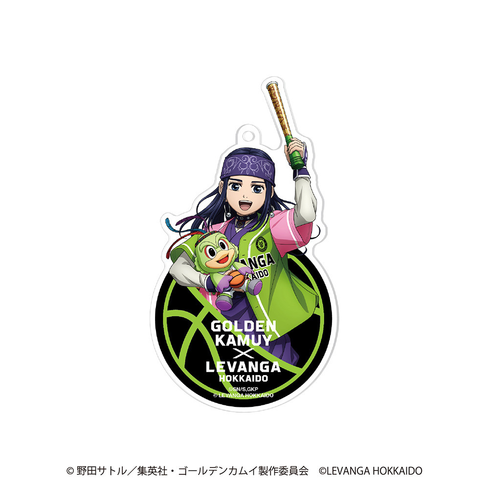 レバンガ北海道 x TVアニメ「ゴールデンカムイ」　アクリルキーホルダー 詳細画像 アシリパ 1