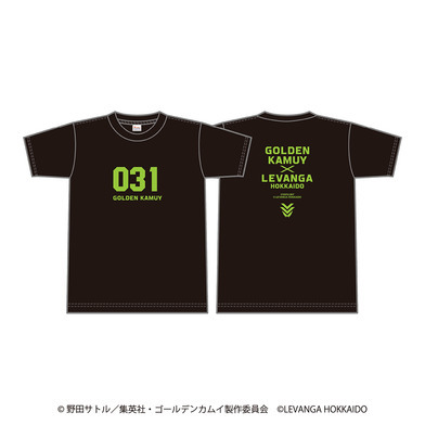レバンガ北海道 x TVアニメ「ゴールデンカムイ」　Tシャツ ブラック