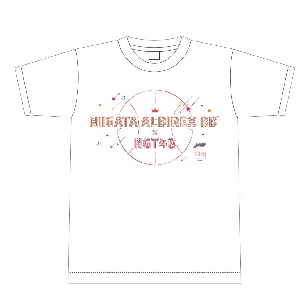 NGT48コラボTシャツ 詳細画像 ホワイト 1