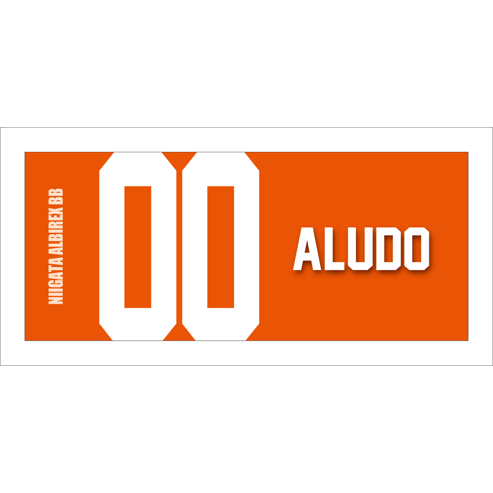 2025-26　選手名ローマ字タオル 詳細画像 アルード 1