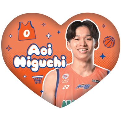 ハート型クッション