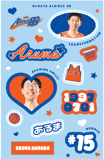デコステッカー 詳細画像 #15 濱田貴流馬 1