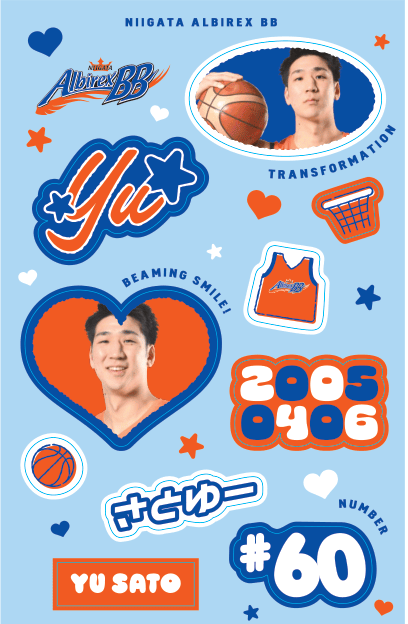 デコステッカー 詳細画像 #60　佐藤友 1