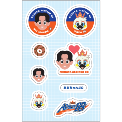 似顔絵デコステッカー