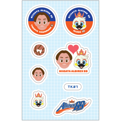 似顔絵デコステッカー