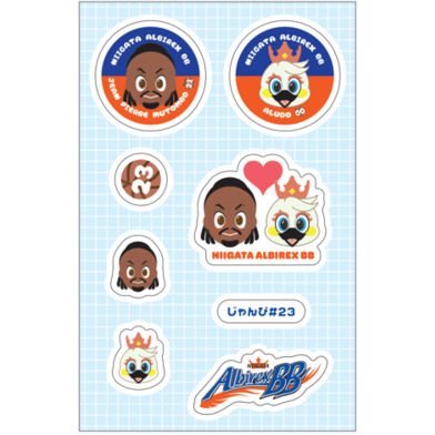 似顔絵デコステッカー