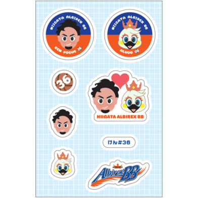 似顔絵デコステッカー