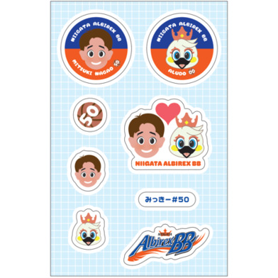 似顔絵デコステッカー