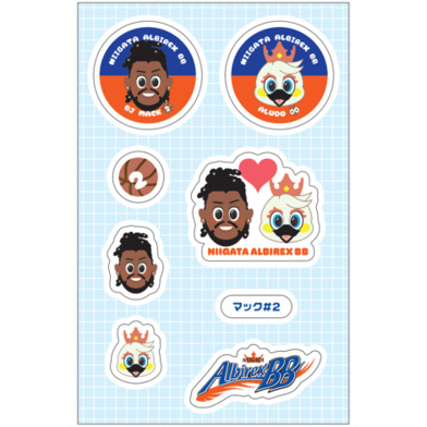 似顔絵デコステッカー