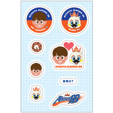 似顔絵デコステッカー