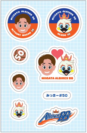 似顔絵デコステッカー 詳細画像 #50 長尾光輝 1