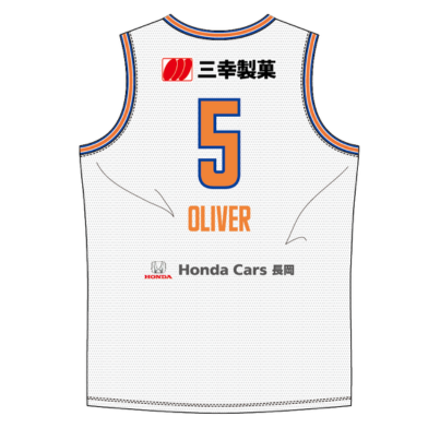 【受注販売】2026-27オーセンティックユニフォーム 詳細画像 #5 デビン・オリバー（AWAY） 2