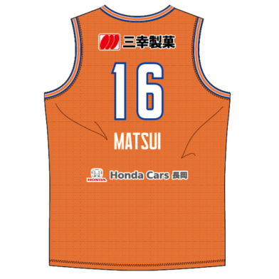 【受注販売】2026-27オーセンティックユニフォーム 詳細画像 #16 松井啓十郎（HOME） 2