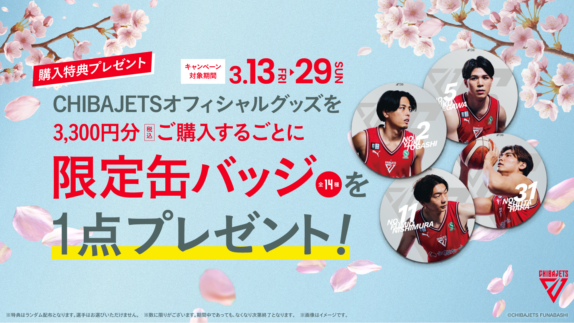 購入特典キャンペーンのお知らせ