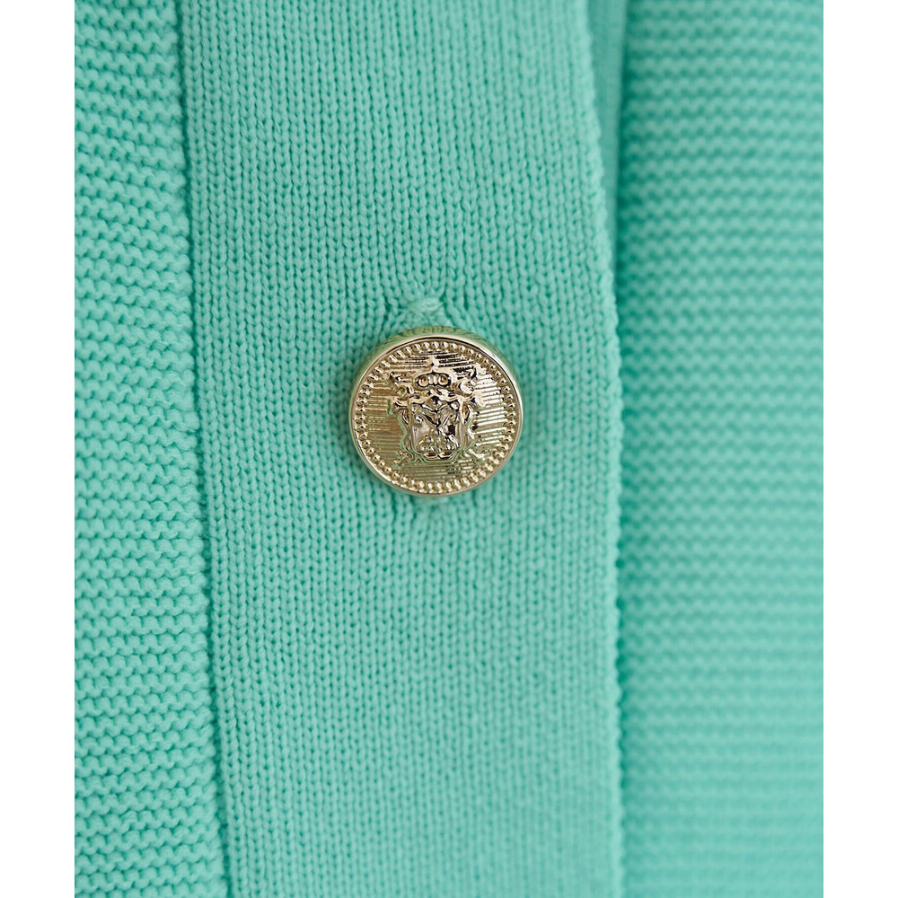 神戸レタスコラボ／Vネックペプラムリブカーディガン 詳細画像 Mint 5