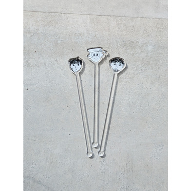 似顔絵マドラー