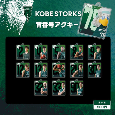 【ガチャ】プレーヤーズ背番号アクキー