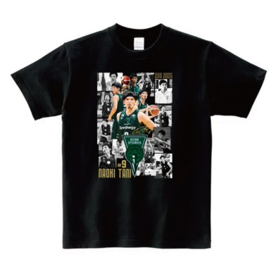 谷選手引退グッズ　Tシャツ（BLACK）