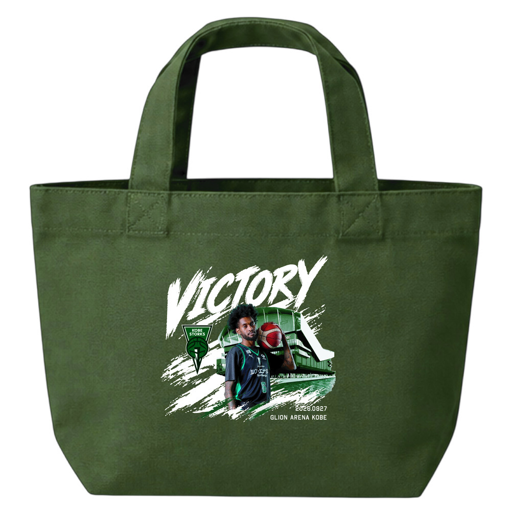 MIEKO WESAKO SPORTS刺繍ロゴデザインポストンバッグ☆大人気 9月27日：VS 大阪エヴェッサ】勝利記念！ビクトリー キャンバストート