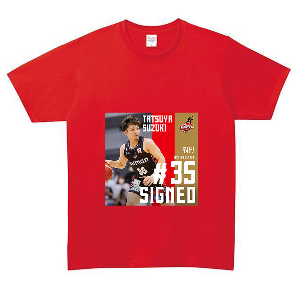 2023-24 SEASON契約記念Tシャツ鈴木達也選手 詳細画像 2